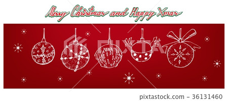 Lovely Christmas Balls Hanging on The Air Lovely Christmas Balls Hanging on The Air 36131460