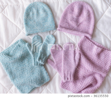 Winter accessory collection. Hat, scarf and Winter accessory collection. Hat, scarf and 36135550