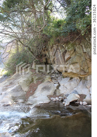 Shimonita Geopark (Great fault in Kawai) Shimonita Geopark (Great fault in Kawai) 36135824