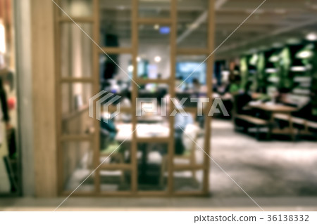 restaurant blur background,vintage effect style 36138332
