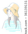 A woman wearing a hat 36139131