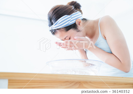 洗臉清潔美容女人護膚美容 36140352