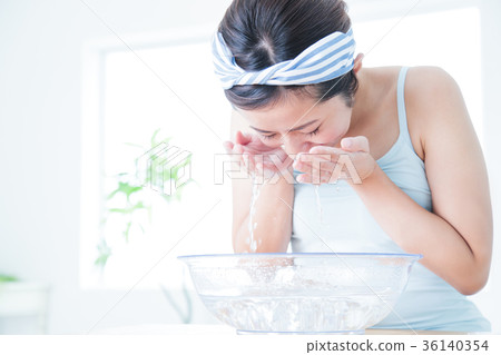 洗臉清潔美容女人護膚美容 36140354
