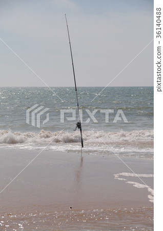 fishing beach ocean fishing beach ocean 36140488