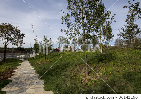 Zaryadye Park in Moscow, Russia. Zaryadye Park in Moscow, Russia. 36142166