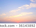 彩霞 夕陽 36143892