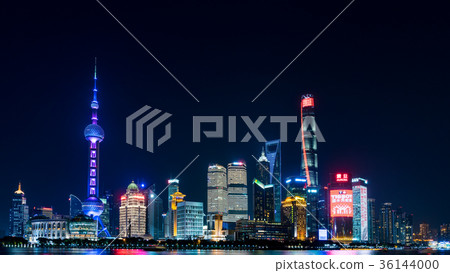 Night view of Shanghai, China Night view of Shanghai, China 36144000