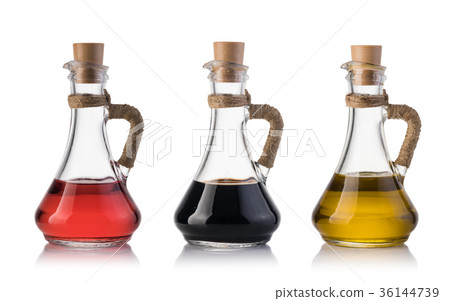 Bottle of olive oil and vinegar Bottle of olive oil and vinegar 36144739
