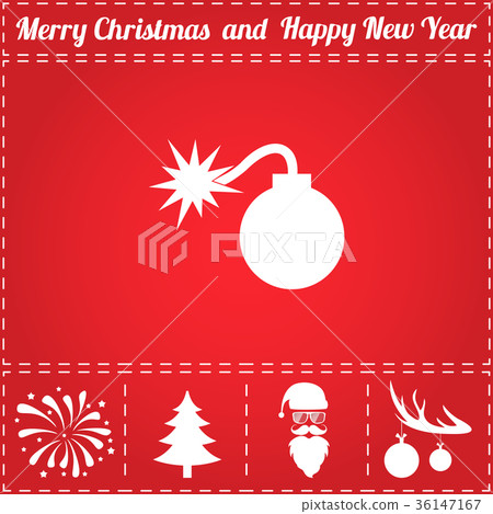 Bomb Icon Vector 36147167