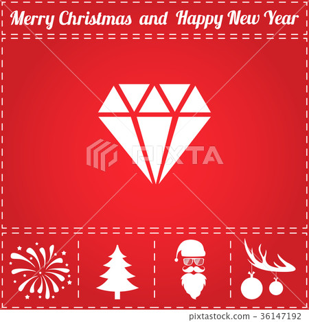 Diamond Icon Vector 36147192