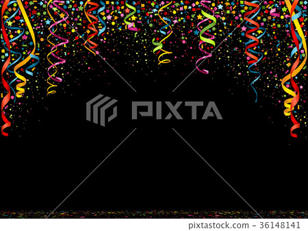 Happy New Year Colorful Confetti Background Happy New Year Colorful Confetti Background 36148141