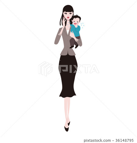 Child hug illustration 36148795
