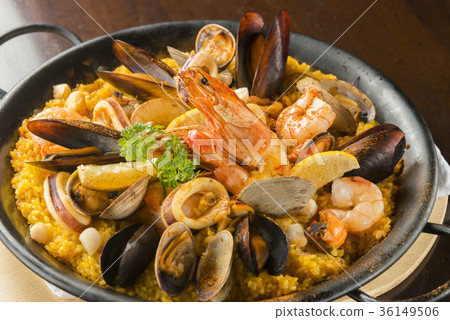 Seafood Paella 36149506
