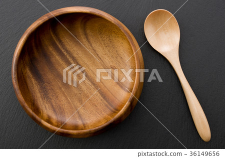Wooden spoon and wooden bowl Wooden spoon and wooden bowl 36149656