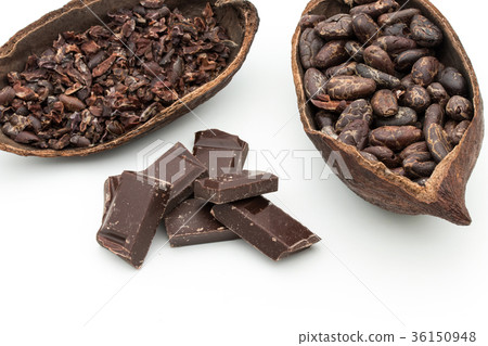 可可豆,可可豆和巧克力:可可豆和筆尖,巧克力 可可豆,可可豆和巧克力:可可豆和筆尖,巧克力 36150948