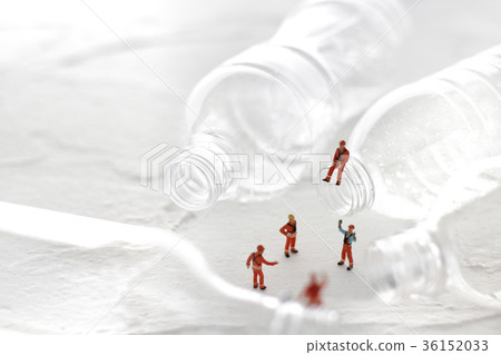 Plastic bottle and human 36152033
