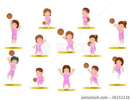 Basketball Various Movements Women Basketball Various Movements Women 36152136