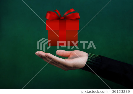 Christmas Concept, Hand Present a Gift 36153289