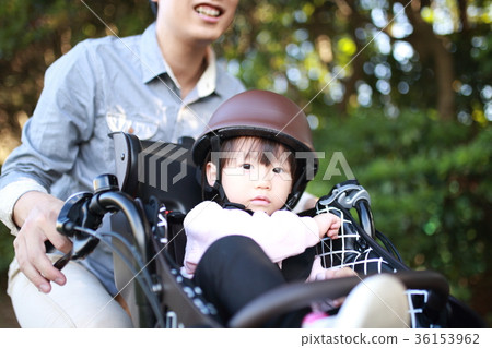 自行車（兒童轉移送皮卡雙座電動助力自行車雙座爸爸父親家庭） 36153962