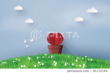 Illustration of love and valentine day 36154184