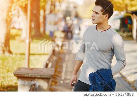 stylish guy in the city 36154898
