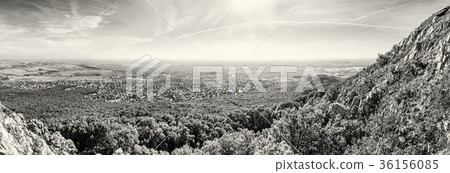 Panoramic view of the Nitra city from Zobor hill 36156085