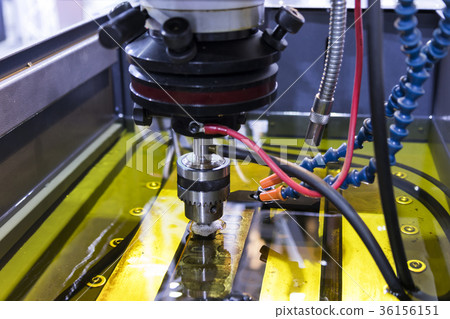 Electrical discharge machining ;spark machining Electrical discharge machining ;spark machining 36156151