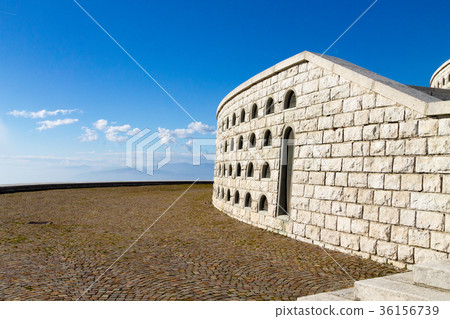 Italian alps landmark. First world war memorial 36156739