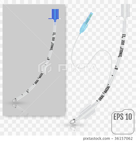 Tracheal tube with inflatable cuff 36157062