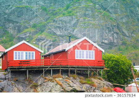 Norway, island of Nusfjord Norway, island of Nusfjord 36157634