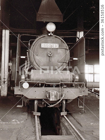 昭和43蒸汽機車D50 Maiohara工程區滋賀縣 36158516
