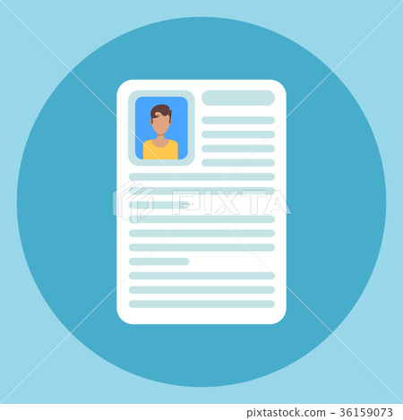 Cv Resume Icon Application Form Document 36159073