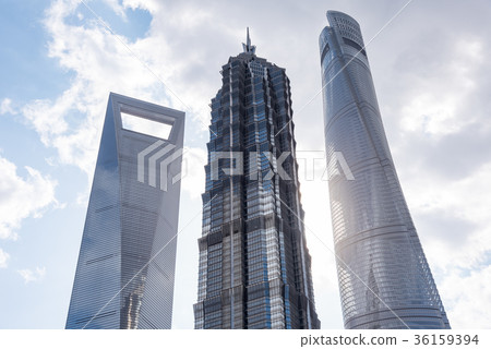 Shanghai skyscraper group 36159394