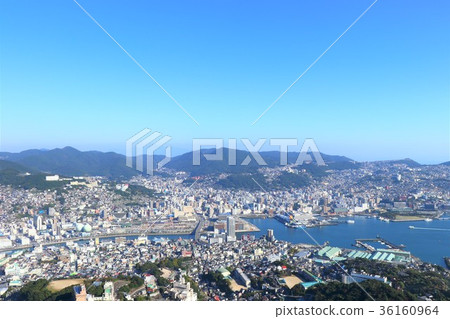 Nagasaki port overlook 36160964