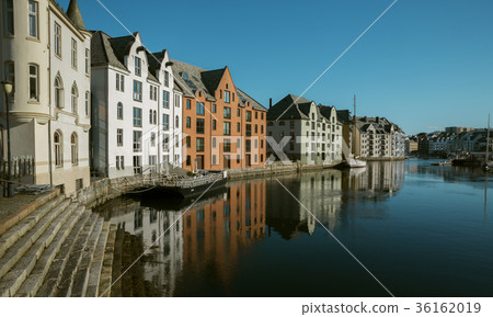 Alesund historic city center, Norway Alesund historic city center, Norway 36162019