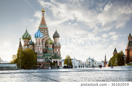 St. Basil's Cathedral in Moscow, Russia St. Basil's Cathedral in Moscow, Russia 36162059
