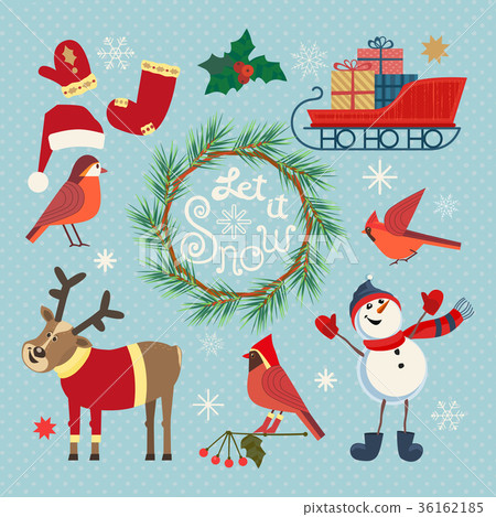 Set of holiday icons Set of holiday icons 36162185