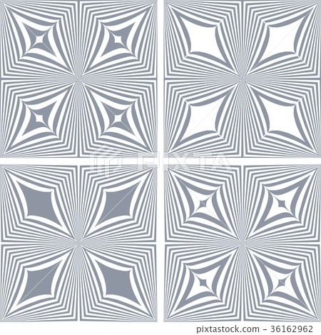 Seamless geometric patterns set.-插圖素材 [36162962] - PIXTA圖庫