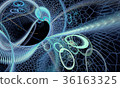 abstract  fractal 36163325
