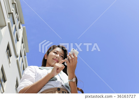 Life style fine weather and young woman Life style fine weather and young woman 36163727