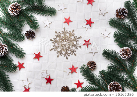 Christmas background with decorations. Christmas background with decorations. 36165386