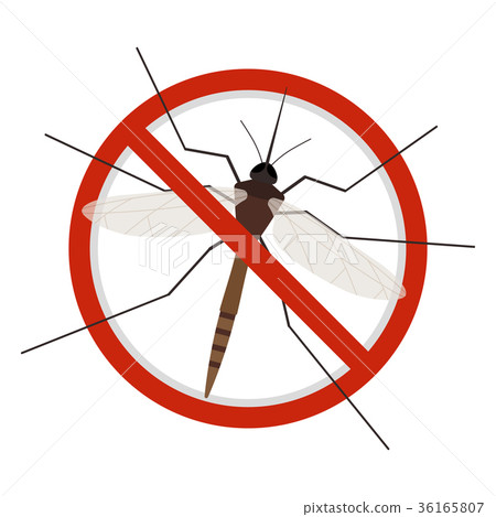 Mosquito Stop Sign Icon Mosquito Stop Sign Icon 36165807