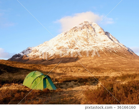 Higland in Scotland. Marvelous day at frozen river 36166160