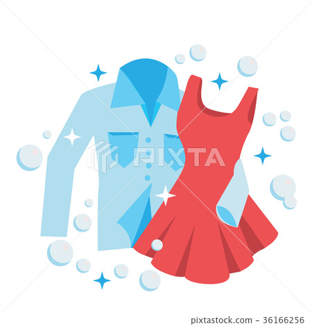 Clean Laundry shirt and dress embrace, concept for 36166256