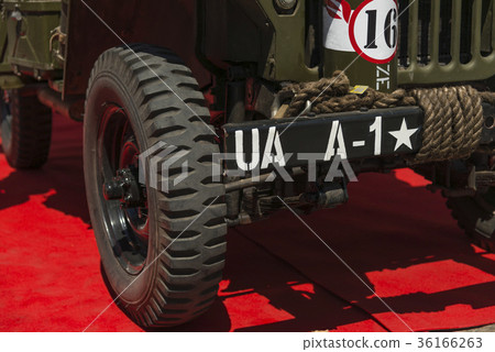 Front wheel of a car Front wheel of a car 36166263