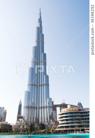 Burj Khalifa, skyscraper in Dubai United Arab Emirates Burj Khalifa, skyscraper in Dubai United Arab Emirates 36166292