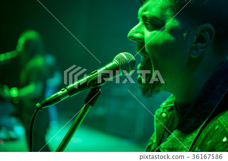 Singer at the concert Singer at the concert 36167586