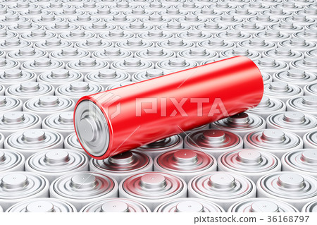 Background from batteries 36168797
