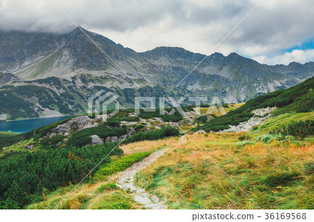 Five lakes valley in High Tatra Mountains, Poland Five lakes valley in High Tatra Mountains, Poland 36169568