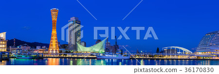 神戶港風景，夜景 36170830
